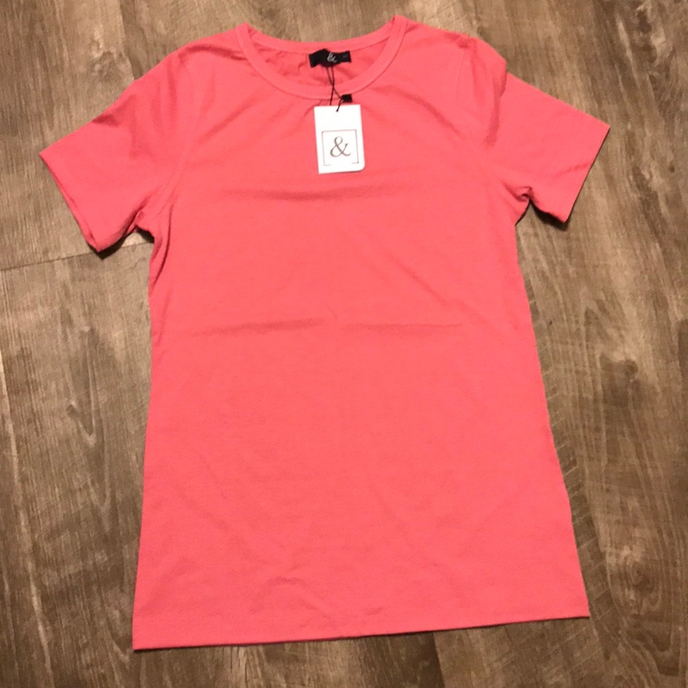 NWT Dark Pink Lulu tee by ampersand avenue